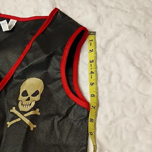 Pirate Costume for Kids - Black and Red - Picture 10 of 12